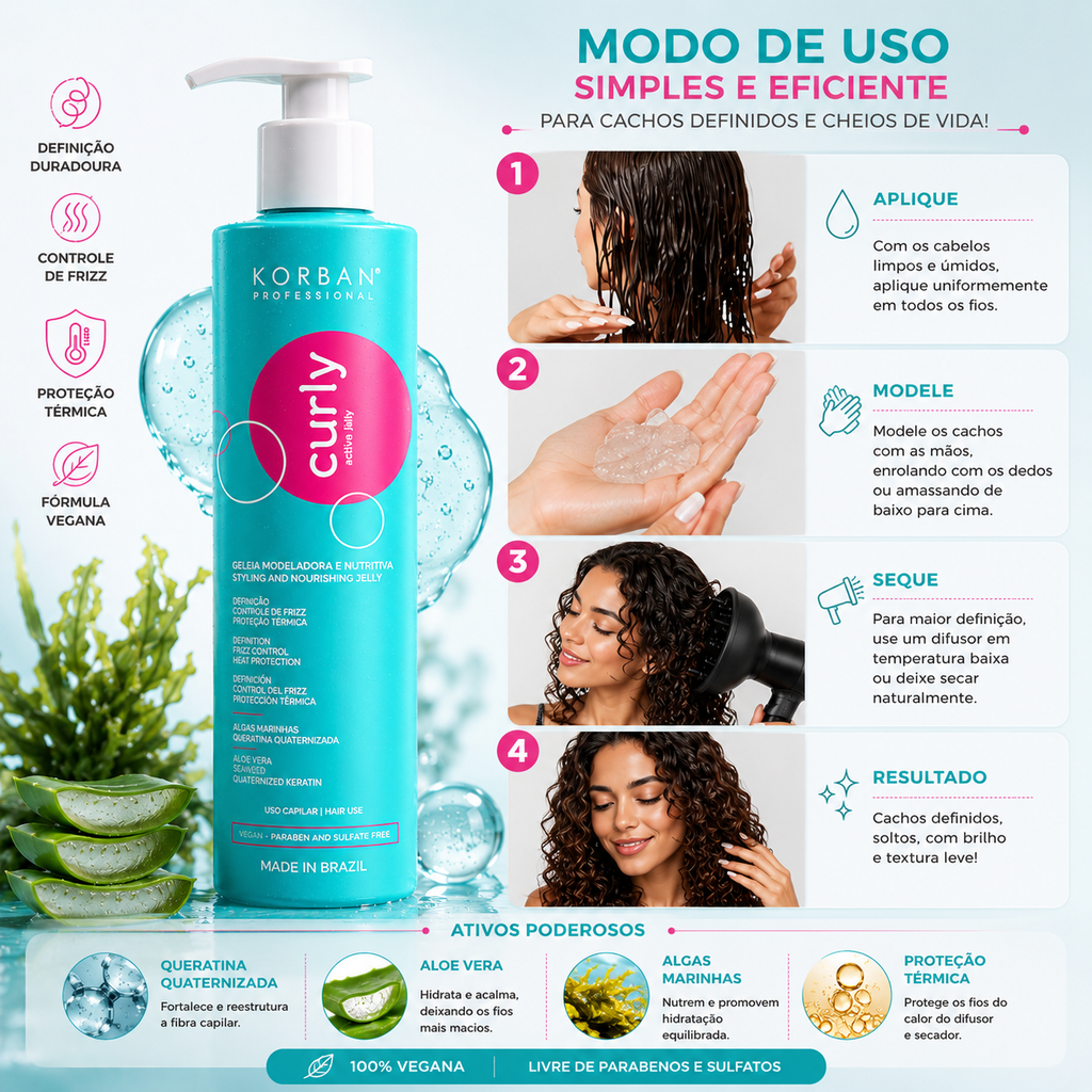 Curly Active Ativador de Cachos 250ml