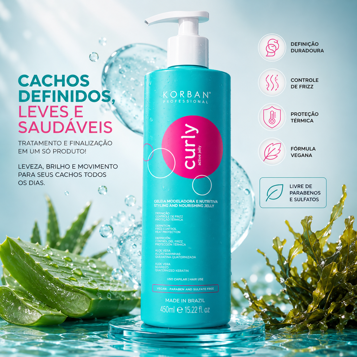Curly Active Ativador de Cachos 450ml
