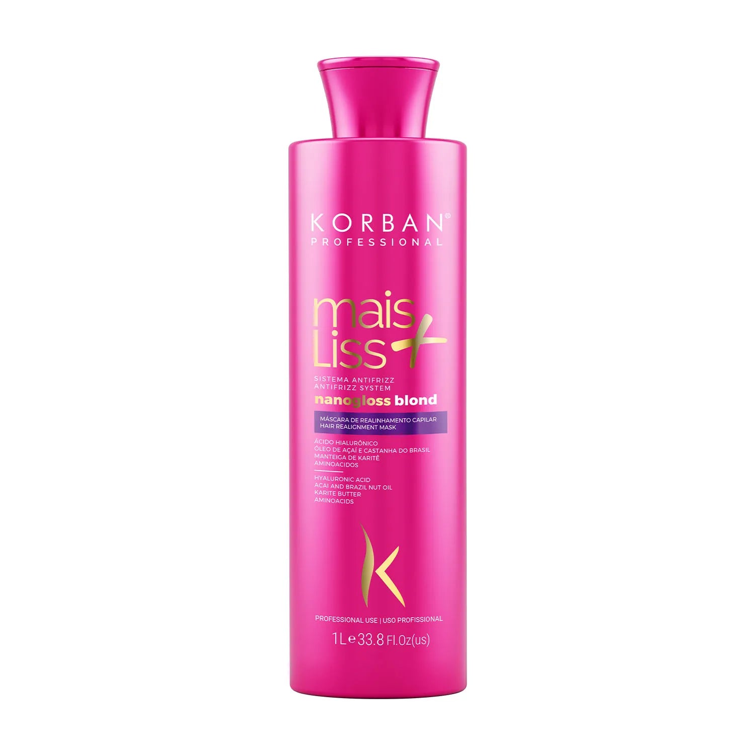 Mais Liss Tratamento Antifrizz Blond 1L